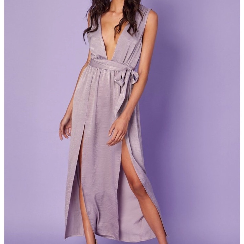 Donna Mizani Brand New Slit Dress from Revolve. Size XS - Picture 2 of 7